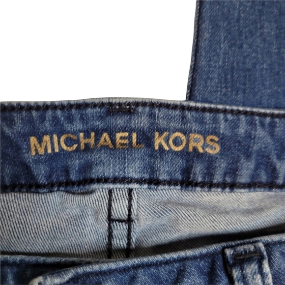 Michael Kors Cropped Ankle Straight Jeans - Picture 5 of 15